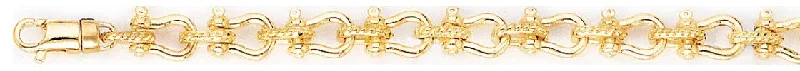 chunky statement bracelet -6.4mm Yoke Link Bracelet