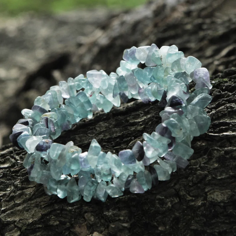 trendy beaded bracelet -Icy Cave Beaded Bracelets