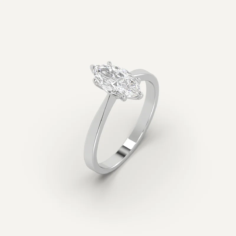 luxury diamond ring for women -1 carat Marquise Cut Diamond Ring