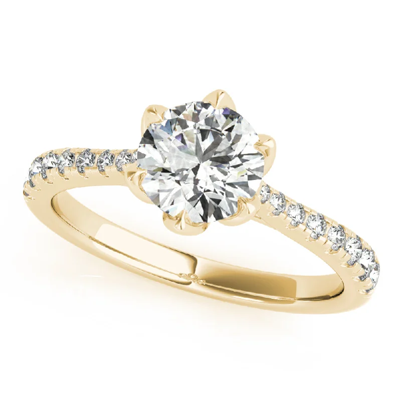 long distance ring for couples -Celeste Diamond Engagement Ring Setting