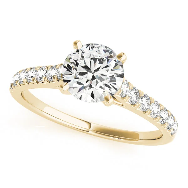 gold ring for women -Kaya Diamond Engagement Ring Setting