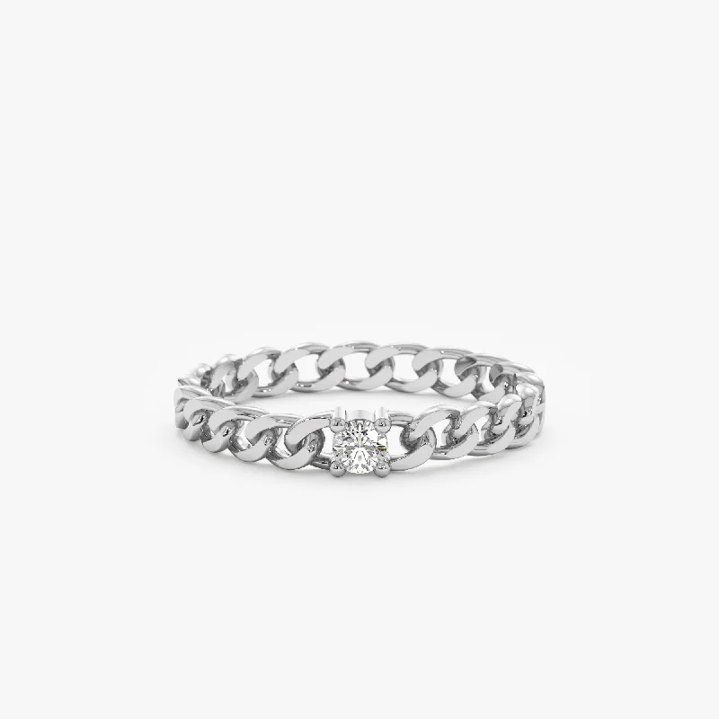 14k White Gold