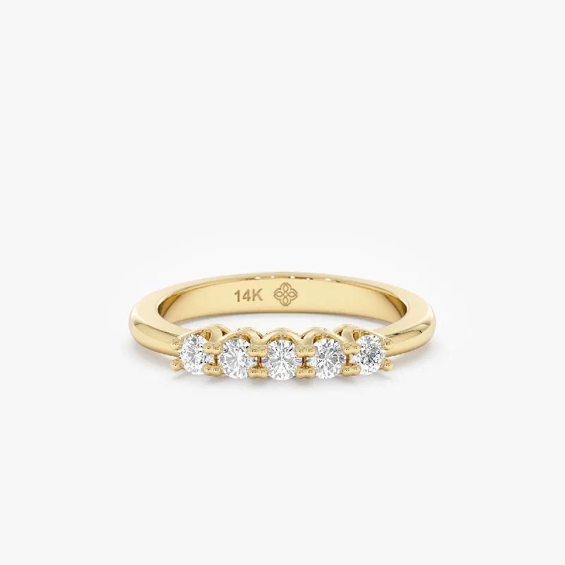 midi ring for women -Crown Setting Diamond Ring, Ariana