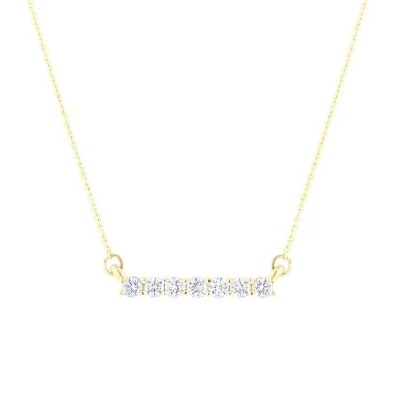 choker necklace for women -Delilah Diamond Bar Necklace