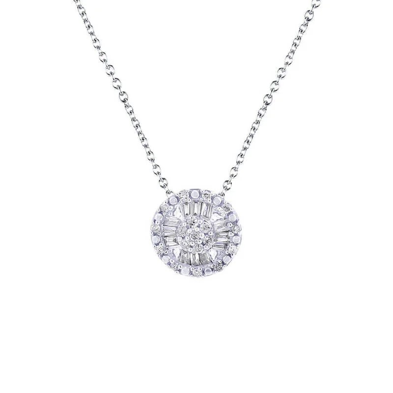 chic layered necklace for women -Eclipse Diamond Necklace