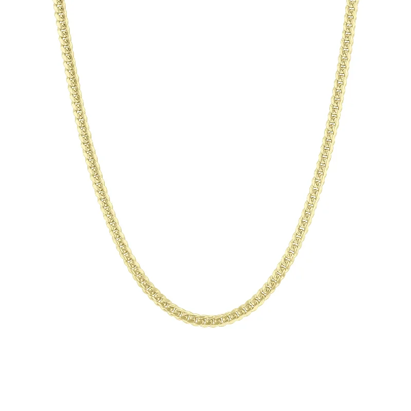 minimalist gold necklace for everyday wear -Hardy Cuban Link Gold Chain Necklace 18“