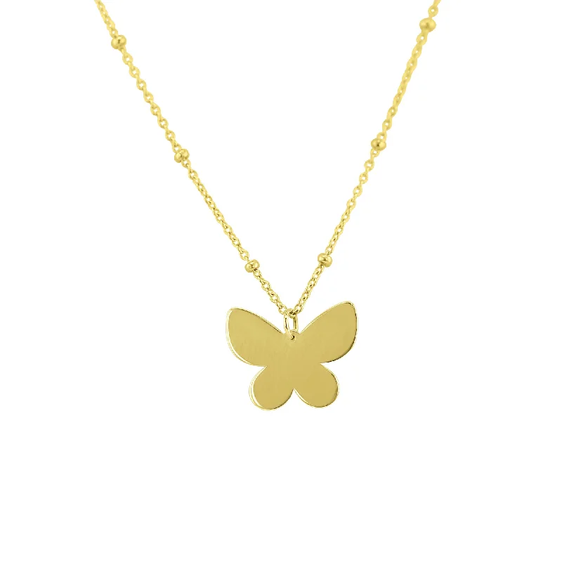 adjustable necklace for women -Love is Like a Butterfly Necklace