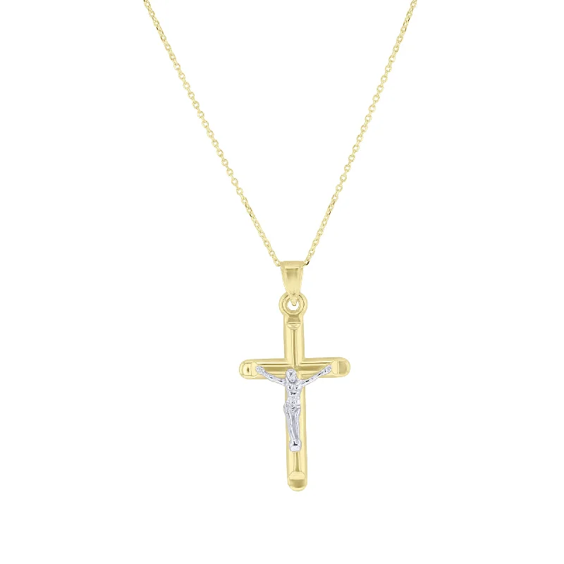 gemstone necklace for women -Redemption Gold Crucifix Necklace