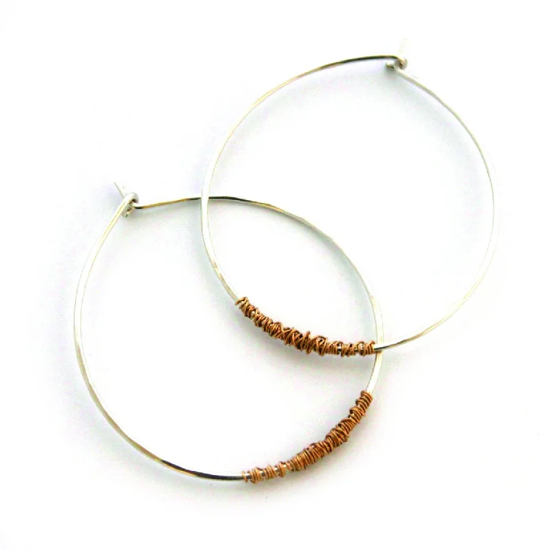 Vintage chandelier earrings for old-school glamour -All Mixed Up Hoops