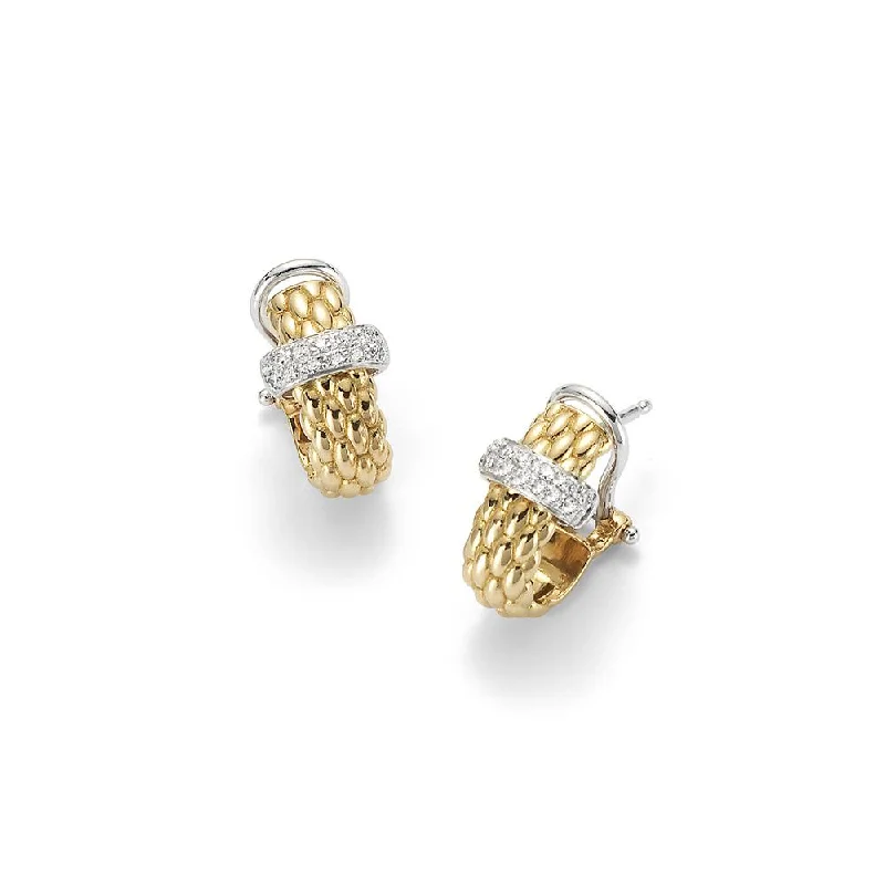 Custom designed earrings for personal touch -FOPE Flexit Vendome Earrings