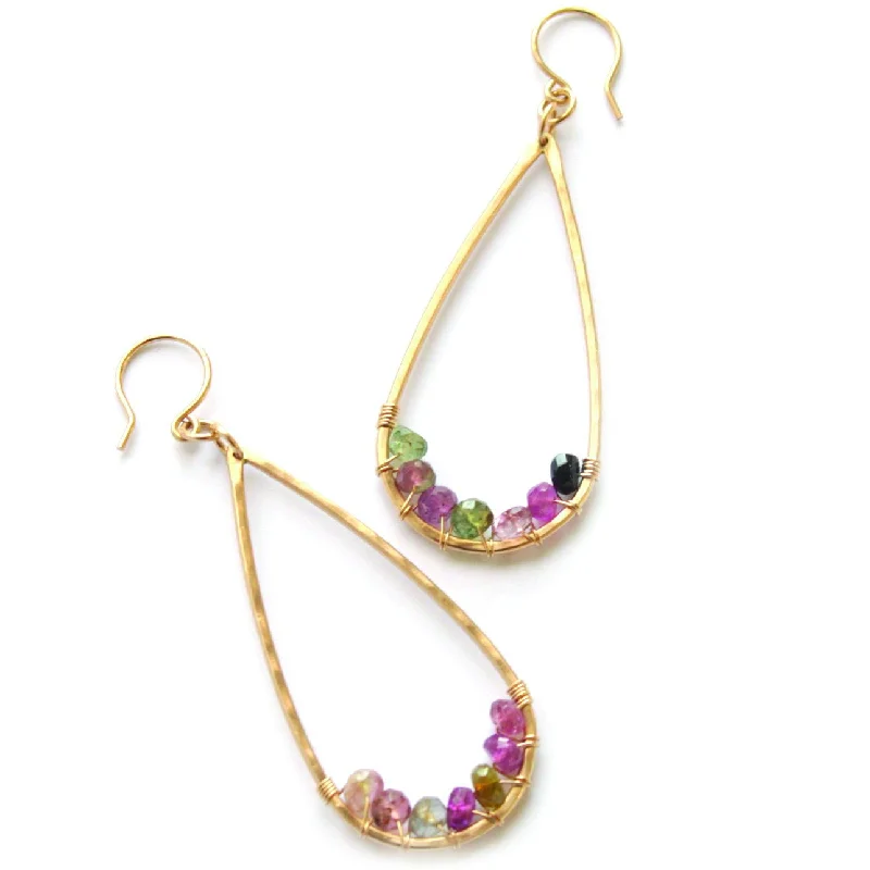 Swarovski crystal earrings for elegance -Garden Party earrings